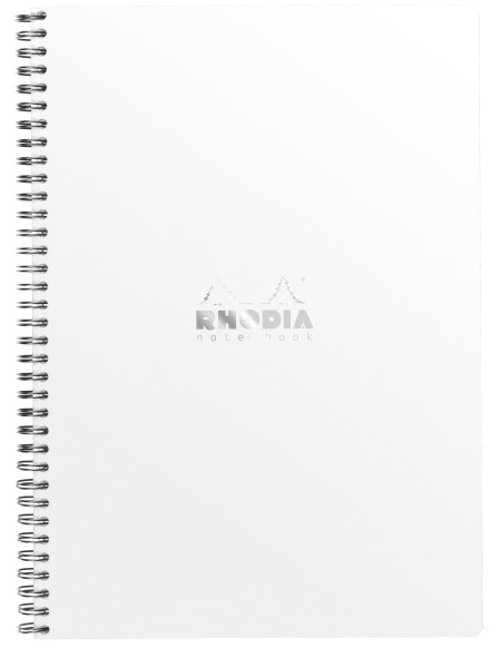 Rhodia Classic Wirebound Notebook - Large - White - Lined